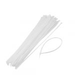 100 Pcs White Plastic Cable Zip Tie Fasten Wrap 295mm x 3mm 100 Pcs White Plastic Cable Zip Tie Fasten Wrap 295mm x 3mm