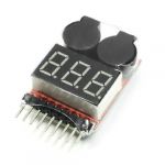 Lipo Battery Voltage Tester Low Voltage Buzzer Alarm
