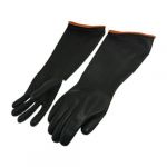 Pair Chemical Resistance Industry Elbow Long Rubber Gloves 18 Length