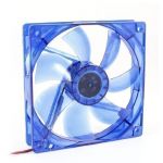 Dc 12v 4pin 4 blue led pc computer case cooling fan 120mm x 25mm