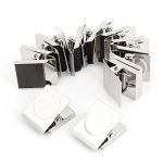 12 Pcs Spring Loaded Refrigerator Wall Magnetic Memo Note Clip