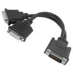 DMS-59 Male to 2 Dual Link DVI-I 24+5 Pin Splitter Adapter Cable