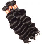 NEW 100% 5A Brazilian Virgin Hair Human Hair Extensions Deep Wave Weave 3 Bundle 12'+14'+16'