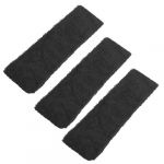 3 Pcs Black Bathroom Spa Elastic Headband Hair Band for Lady 3 Pcs Black Bathroom Spa Elastic Headband Hair Band for Lady