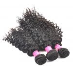 Weave 100% Malaysian Virgin Human Hair Extensions Kinky Curly Wefts 3 Bundle 150g 14'+16'+18'