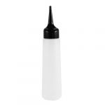 250mL Capacity Shampoo Plastic Squeeze Needle Bottle White Black