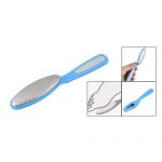 Blue Plastic Handle Dead Skin Calluses Corn Remover Foot File Massager