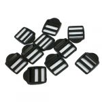 10 Pcs Plastic Replaceable Luggage Bag Side Buckles for 1 Width