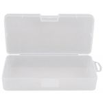 Clear Plastic Jewelry Rectangle Case Box Holder Container 18cm x 8.5cm x 4.5cm