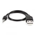 20cm M/M USB to 3.5mm Plug Microphone Audio Jack Data Power Cable