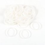 40pcs 30x2.5mm Rubber Sealing Washers Oil Filter O Rings Clear White