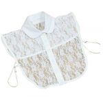 Fashion Sexy Vintage Women's Fake Half Shirt Blouses Lace Collar White Fashion Sexy Vintage Women's Fake Half Shirt Blouses Lace Collar White