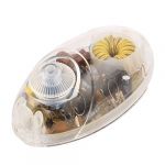 AC 220-240V DC 12V Halogen Lamp Dimmer Switch Power Transformer Clear