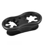 Black Gray Plaid Plastic Adhesive Automobile Cars Bottle Drinking Holder