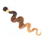 Ombre Body Wave Hair Weft 1B/33#/27#/20Indian Remy Human Hair Extensions