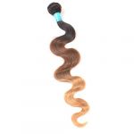 Ombre Peruvian Human Hair Extensions Body Wave 1B-33#-27# Weave 7A 1Bundles 50g 22'