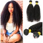 Unprocessed Peruvian Virgin Hair Extensions Human Kinky Curly Wefts 6A 4 Bundles UK Stock