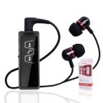 Black Wireless Bluetooth Stereo Headset Earphone For iPhone Samsung Tablet