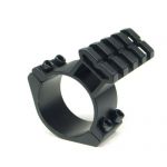 New 1 25mm Ring Mount with Top Weaver Rail for Scope Flashlight Laser sight torch