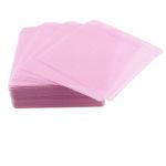 100 Pcs Pink Plastic Double Side CD DVD Sleeve Envelope Holder