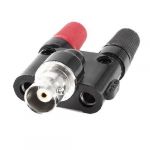 BNC Female Jack to 2 x 4mm Banana Female Socket Binding Post Adapter