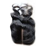 NEW 3.5x4 Middle Part 100% Brazilian Virgin human Hair Lace Closure natural wave 10'