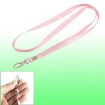 2 Pcs Pink Nylon Neck Strap String Keys Holder Lanyard 16.1 Length