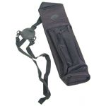 Arrow quiver tube shoulder arrow bag with pouch&belt bow case holder (Include a Cycling Reflective Band as gift)