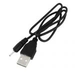 Black USB Charger Cable DC 2.0mm for Nokia 5230 5320 5310