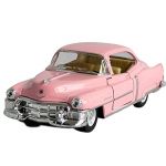 New 1:43 Pink Cadillac classic cars Diecast Car Model Collection back power