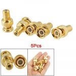5 Pcs BNC Male Plug to RCA Female Jack RF Coax Adapter Connector