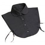 Fashion Doll collar Vintage Elegant Women's Fake Half Shirt Detachable Blouse Black