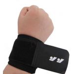 Elastic Sporting Wristband Wrist Support Band Protector Sweatband Gym Training X2