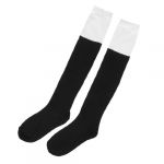 Pair White Black Stretchy Over Knee High Winter Leg Warmers Stockings for Women