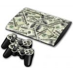 Skin Sticker Decal For PS3 PlayStation 3 Super Slim 4000 +2 Controllers #52