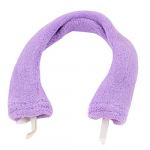 Elastic Fabric Terry WC Bathroom Toilet Seat Covers Mat Purple