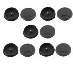 10pcs Office PC Computer Desk 50mm Diameter Grommet Cable Hole Cover