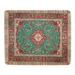Colors Islamic Flower Pattern Rubber Fabric PC Laptop Mouse Pad Mat