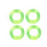 4 x Nonslip Yellowgreen Rubber Ring 35 x 18mm for Fishing Rod