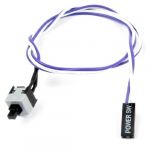 50cm Purple White Flexible Power Switch Button Cable for PC Computer