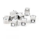 8pcs USB2.0 B Female Printer Socket to 4Pin 90 Degree Connector for PC