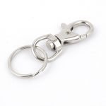 Metal Swivel Trigger Lobster Claw Clasp Keychain Keyring Key Holder