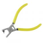 Yellow Plastic Handgrip Watch Band Leather Hole Punch Plier
