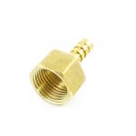19mm Female Thread to 8mm Air Hose Barb Brass Straight Coupler Fitting