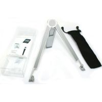 matel Stand tripod holder for iPad / iPad Mini / iPhone, Samsung Galaxy Series, tablet heavy duty aluminium meterial also fit any Tablet PC -Silver Colour