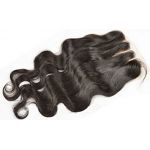 NEW 3 parts 5A Brazilian Virgin human Hair Lace Closure 3.5x4 body wave 8'