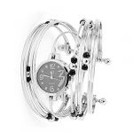 Lady Round Dial 12 Rows Wrist Cuff Bangle Bracelet Quartz Watch Lady Round Dial 12 Rows Wrist Cuff Bangle Bracelet Quartz Watch