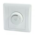 Rotary Switch Light Intensity Control White Dimmer Switch AC 150-250V