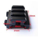 Hunting 1/2 Riser 20mm Weaver Picatinny rail/mount/Slot Converter Adapter