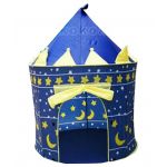 Pacific Play Tents Prince summer Palace Castle Children kids Play Tent house indoor or outdoor garden toy wendy house playhouse beach sun tent boys girls (Blue color)